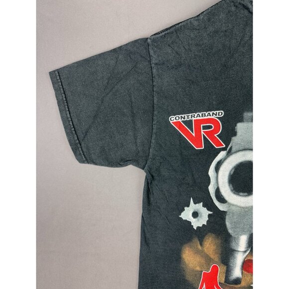 Vintage Y2K Velvet Revolver Tour Concert Promo Hoobastank Contraband Black Tee - Picture 4 of 15
